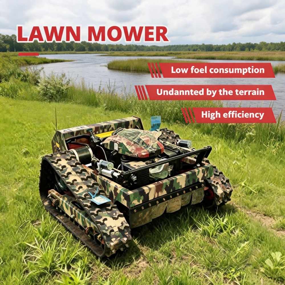 Farming Zero - Tondeuse sur chenilles personnalisable haute performance,