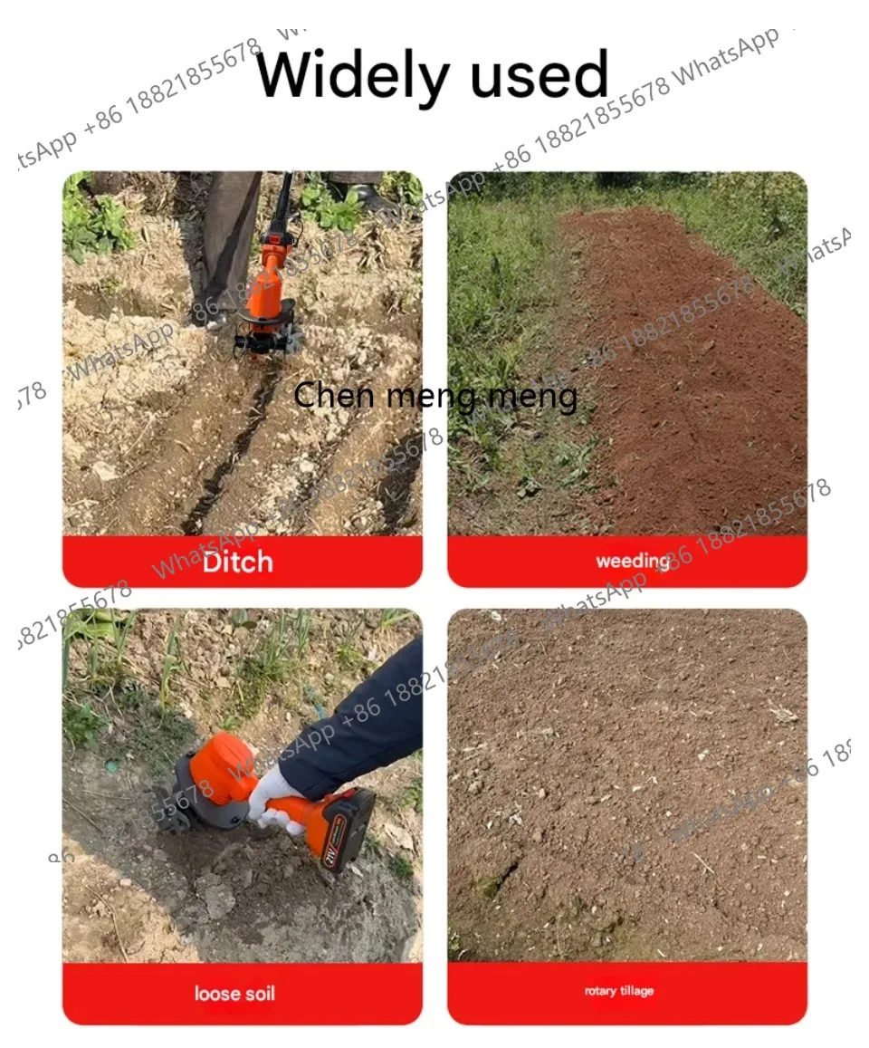 Soil Tilling Cultivator - Nouveauté : Cultivateur et Râteau Électrique