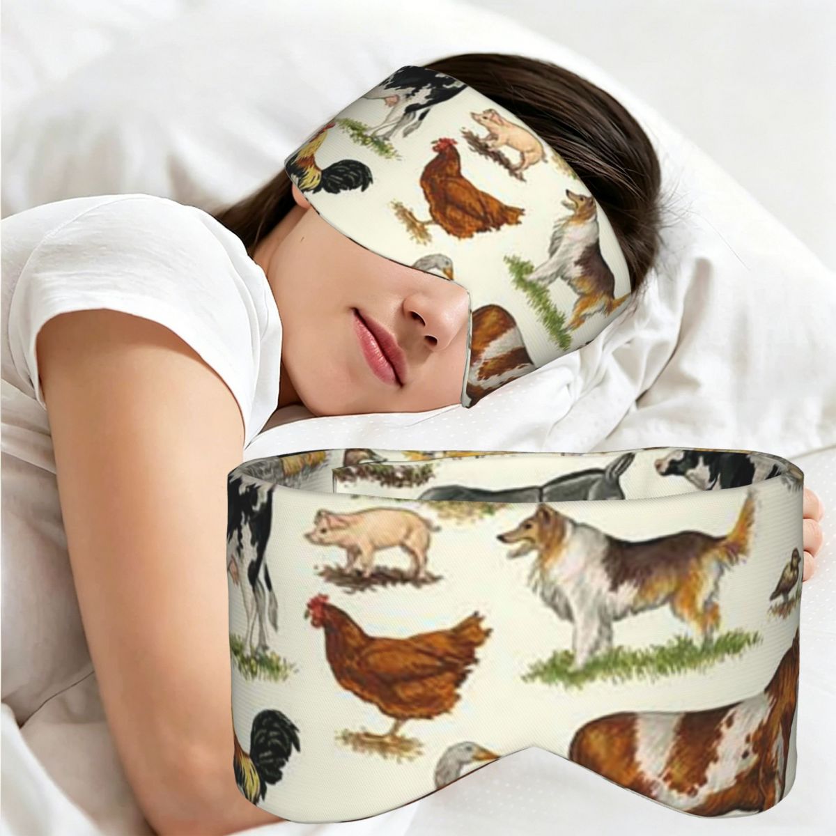 Masque de sommeil pour animaux - Farming & Agriculture Word Stacks avis et prix