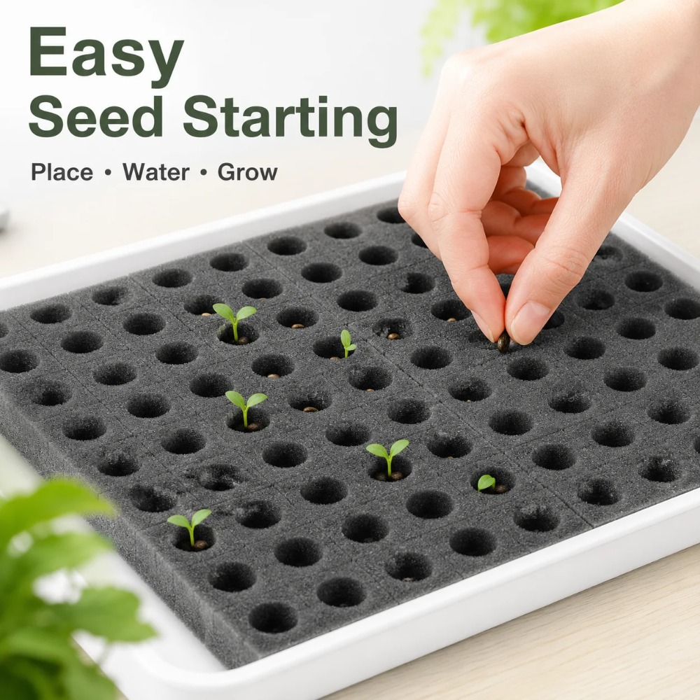 Éponge hydroponique sans terre - Nursery Plug Tray avis et prix