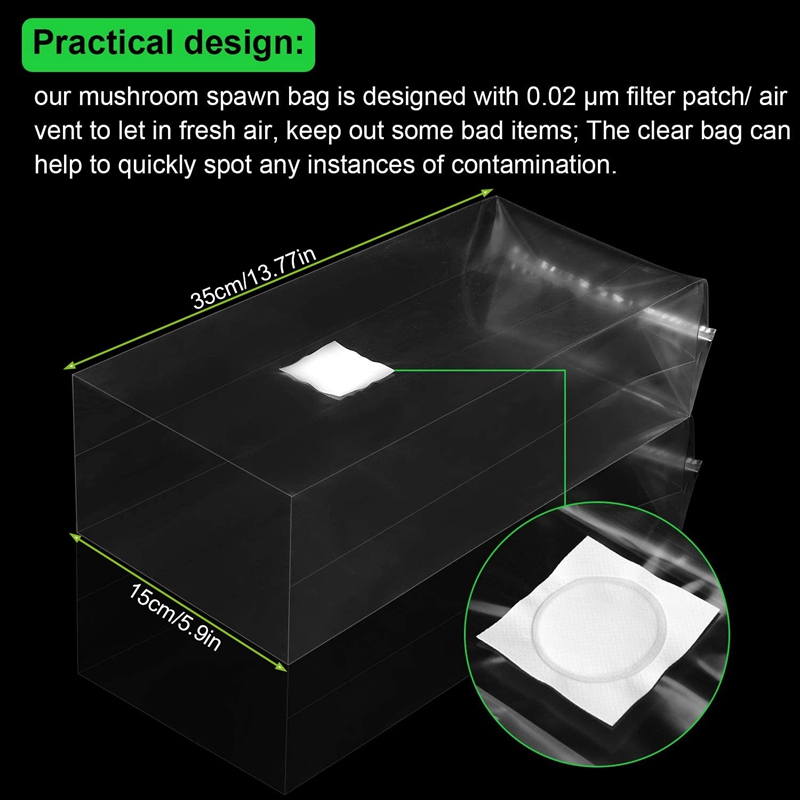 100 sacs de culture de champig - Mushroom Spawn Bag avis et prix