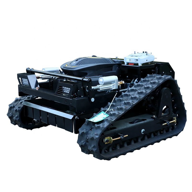 Robot tondeuse à chenilles en  - Farming Zero avis et prix