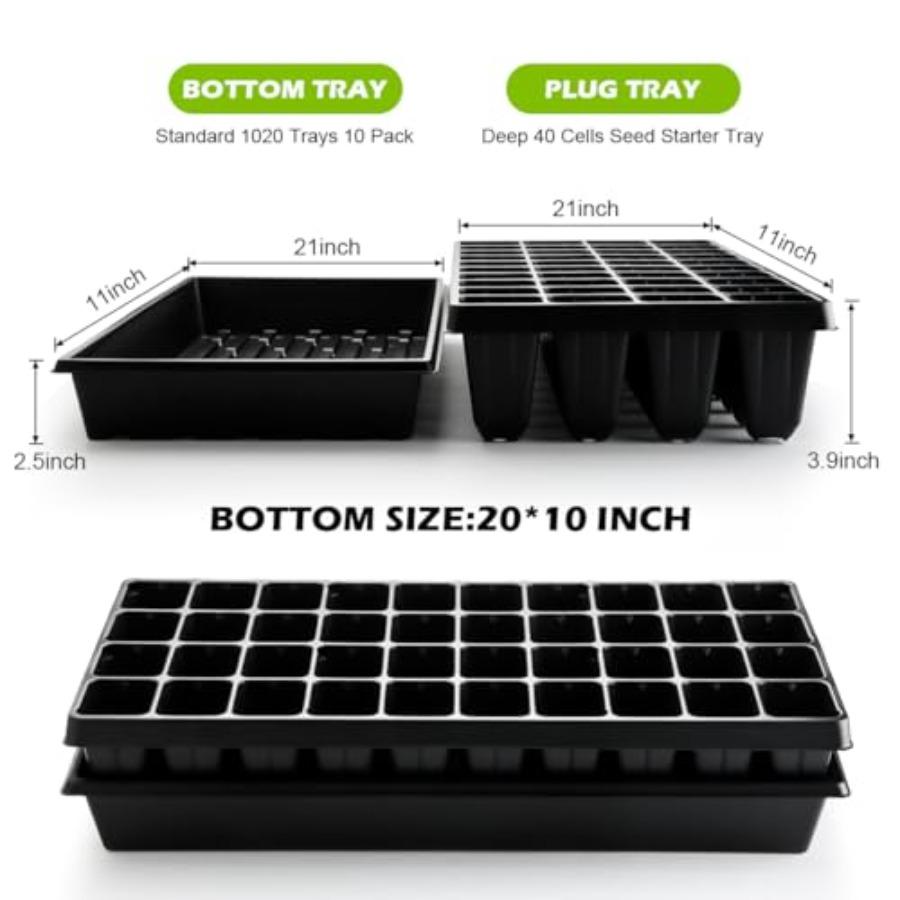 Lot de 10 plateaux de semis 10 - Nursery Plug Tray avis et prix